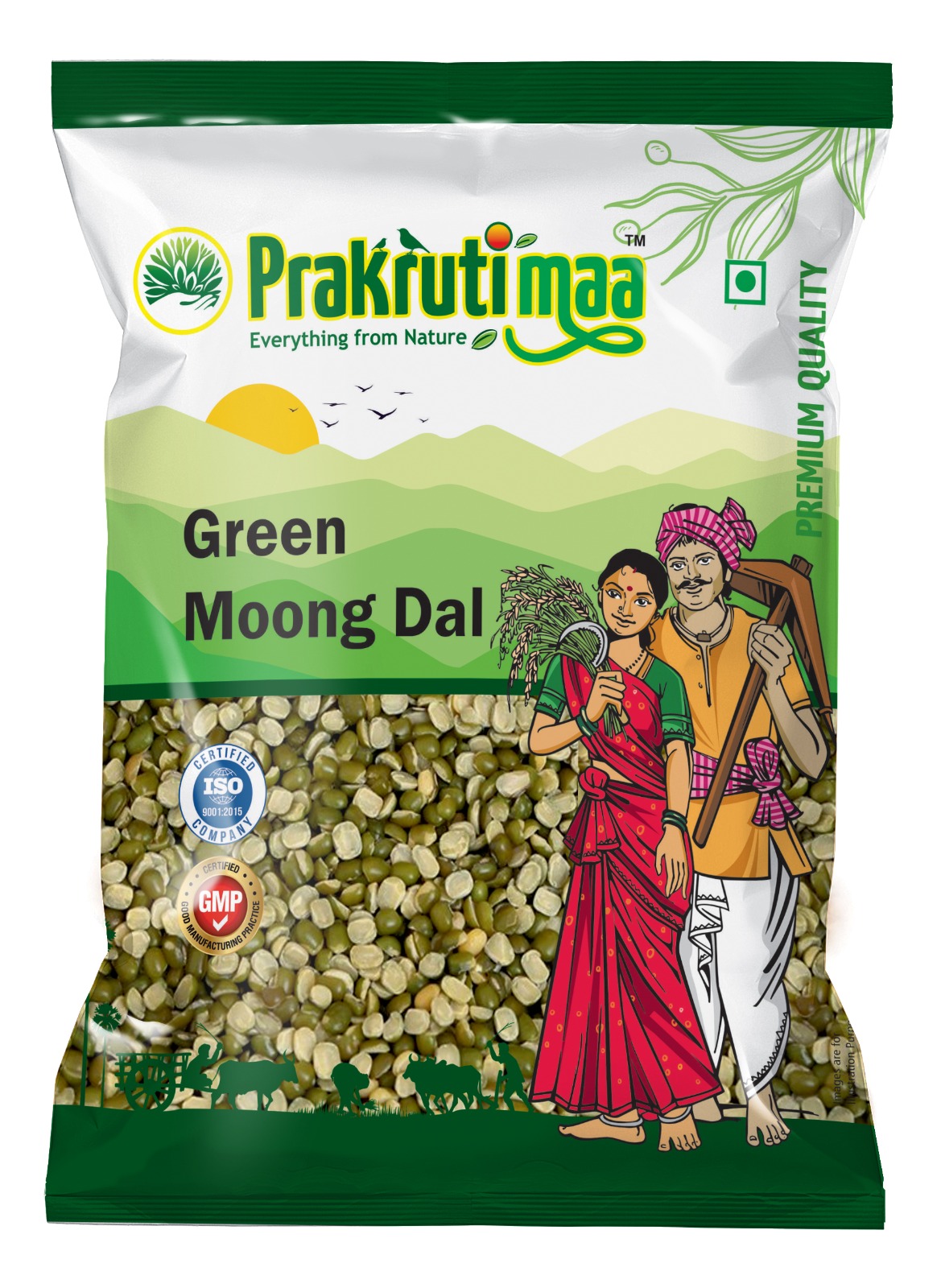 2129 Prakrutimaa Green Moong Dal